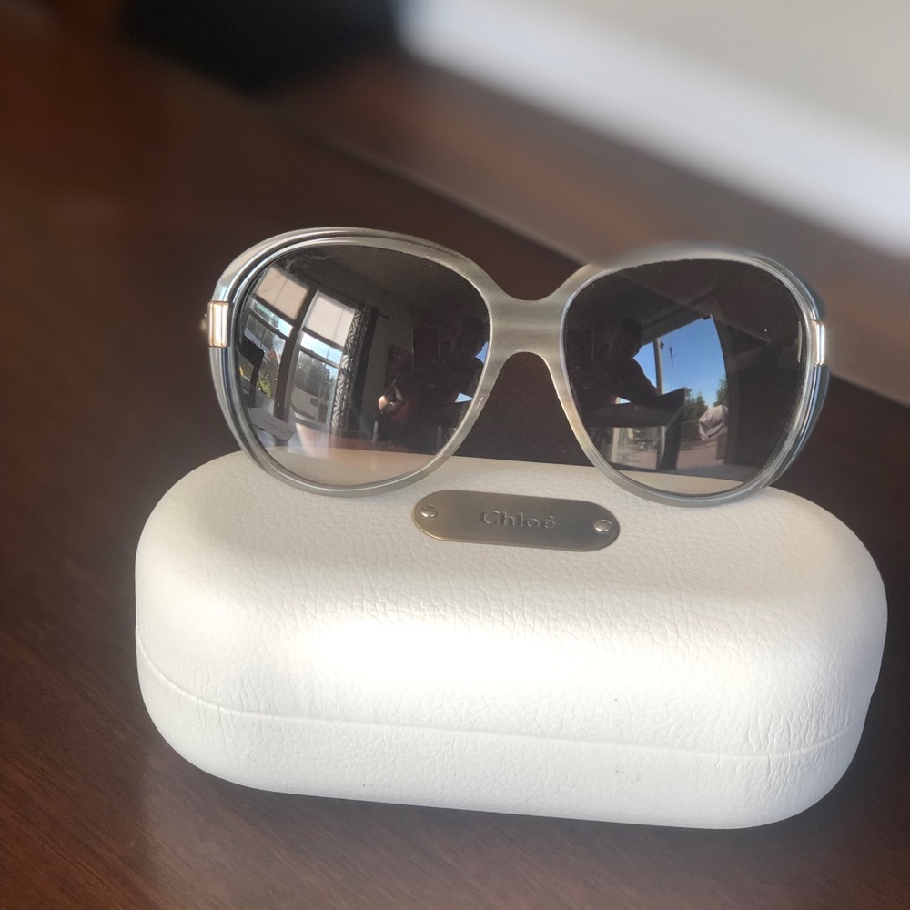 Chloé Oversized Plastic Rounded Frames Sunglasses